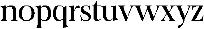Felgiora Semi Expanded otf (400) Font LOWERCASE