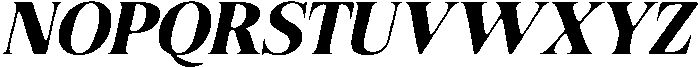 Felgiora Soft Bold Expanded Italic otf (700) Font UPPERCASE