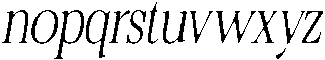 Felgiora Soft ExtLt ExtCond Ita otf (400) Font LOWERCASE