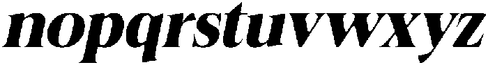 Felgiora Soft ExtraBold Italic otf (700) Font LOWERCASE