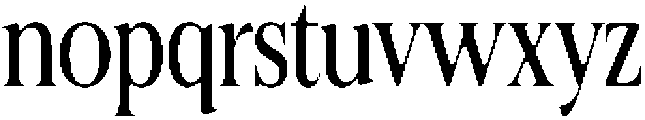 Felgiora Soft ExtraCondensed otf (400) Font LOWERCASE