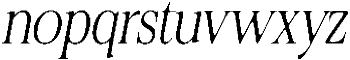 Felgiora Soft ExtraLight Condensed Italic otf (200) Font LOWERCASE