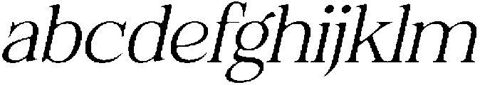Felgiora Soft ExtraLight Expanded Italic otf (200) FONT