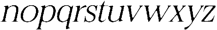 Felgiora Soft ExtraLight Expanded Italic otf (200) Font LOWERCASE