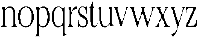Felgiora Soft ExtraLight ExtraCondensed otf (200) Font LOWERCASE
