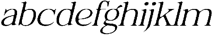 Felgiora Soft ExtraLight ExtraExpanded Italic otf (200) FONT
