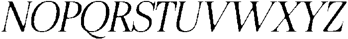 Felgiora Soft ExtraLight Italic otf (200) Font UPPERCASE