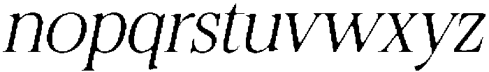 Felgiora Soft ExtraLight Italic otf (200) Font LOWERCASE