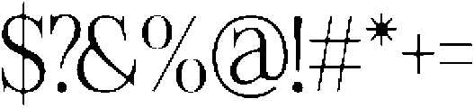 Felgiora Soft ExtraLight SemiCondensed otf (200) Font OTHER CHARS