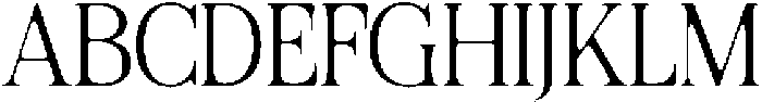 Felgiora Soft ExtraLight SemiCondensed otf (200) Font UPPERCASE