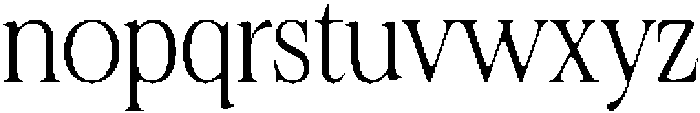 Felgiora Soft ExtraLight SemiCondensed otf (200) Font LOWERCASE