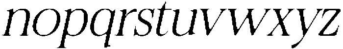 Felgiora Soft ExtraLight SemiExpanded Italic otf (200) Font LOWERCASE