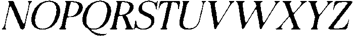 Felgiora Soft Light Expanded Italic otf (300) Font UPPERCASE