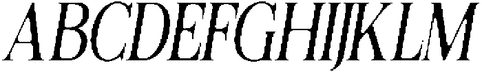 Felgiora Soft Light ExtraCondensed Italic otf (300) Font UPPERCASE