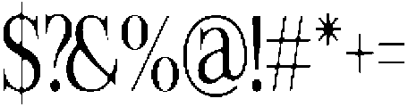Felgiora Soft Light ExtraCondensed otf (300) Font OTHER CHARS