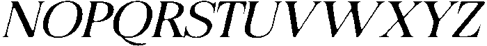 Felgiora Soft Light ExtraExpanded Italic otf (300) Font UPPERCASE