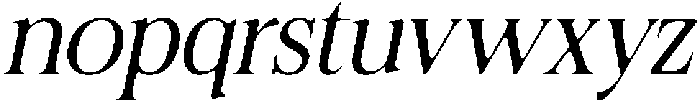 Felgiora Soft Light Italic otf (300) Font LOWERCASE