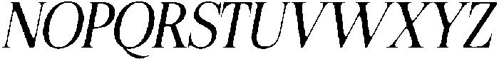 Felgiora Soft Light SemiCondensed Italic otf (300) Font UPPERCASE