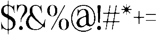 Felgiora Soft Light SemiCondensed otf (300) Font OTHER CHARS