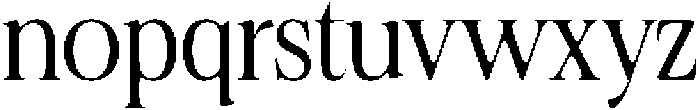 Felgiora Soft Light SemiCondensed otf (300) Font LOWERCASE