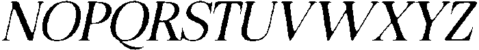Felgiora Soft Light SemiExpanded Italic otf (300) Font UPPERCASE