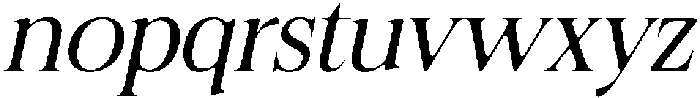 Felgiora Soft Light SemiExpanded Italic otf (300) Font LOWERCASE