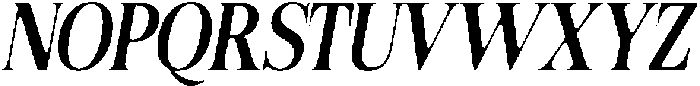 Felgiora Soft Medium Condensed Italic otf (500) Font UPPERCASE