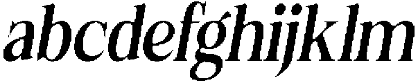 Felgiora Soft Medium Condensed Italic otf (500) FONT