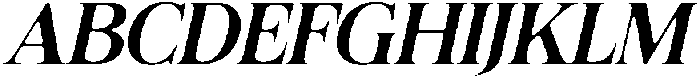 Felgiora Soft Medium Expanded Italic otf (500) Font UPPERCASE