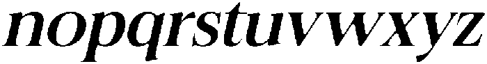 Felgiora Soft Medium Expanded Italic otf (500) Font LOWERCASE