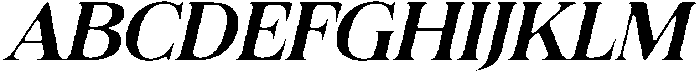 Felgiora Soft Medium ExtraExpanded Italic otf (500) Font UPPERCASE