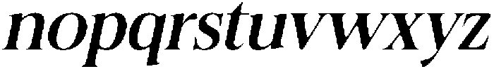 Felgiora Soft Medium Italic otf (500) Font LOWERCASE