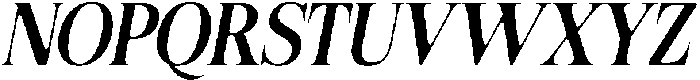 Felgiora Soft Medium SemiCondensed Italic otf (500) Font UPPERCASE