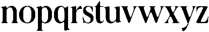 Felgiora Soft Medium SemiCondensed otf (500) Font LOWERCASE