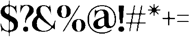 Felgiora Soft Medium SemiExpanded otf (500) Font OTHER CHARS