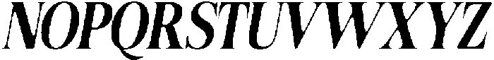 Felgiora Soft SemiBold Condensed Italic otf (600) Font UPPERCASE