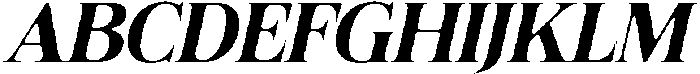 Felgiora Soft SemiBold Expanded Italic otf (600) Font UPPERCASE
