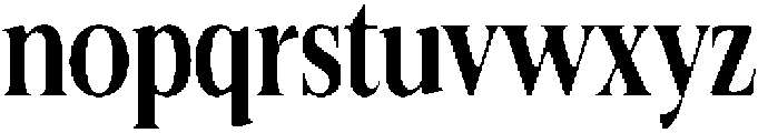 Felgiora Soft SemiBold ExtraCondensed otf (600) Font LOWERCASE