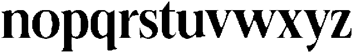 Felgiora Soft SemiBold SemiCondensed otf (600) Font LOWERCASE