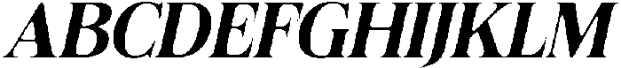 Felgiora Soft SemiBold SemiExpanded Italic otf (600) Font UPPERCASE