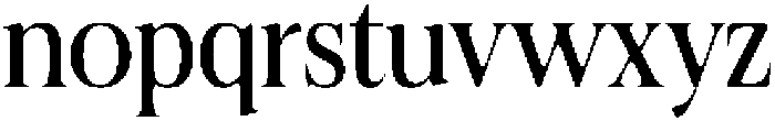 Felgiora Soft SemiCondensed otf (400) Font LOWERCASE