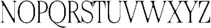 Felgiora Soft Thin Condensed otf (100) Font UPPERCASE