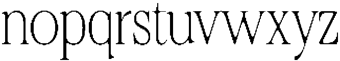 Felgiora Soft Thin Condensed otf (100) Font LOWERCASE