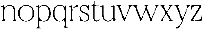 Felgiora Soft Thin Expanded otf (100) Font LOWERCASE