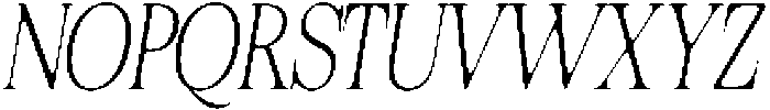 Felgiora Soft Thin ExtraCondensed Italic otf (100) Font UPPERCASE