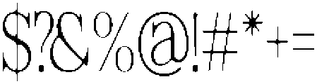 Felgiora Soft Thin ExtraCondensed otf (100) Font OTHER CHARS