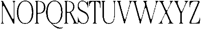 Felgiora Soft Thin ExtraCondensed otf (100) Font UPPERCASE