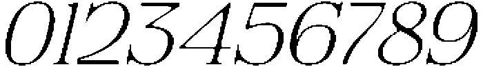 Felgiora Soft Thin ExtraExpanded Italic otf (100) Font OTHER CHARS