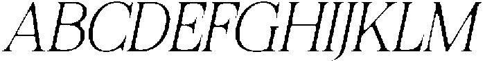 Felgiora Soft Thin Italic otf (100) Font UPPERCASE