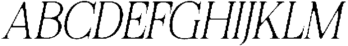 Felgiora Soft Thin SemiCondensed Italic otf (100) Font UPPERCASE